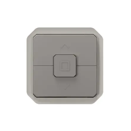 Produktfoto 1 von Legrand Plexo Quadratischer Drucktastenbetätiger Lichtschalter, 1-polig, 1 Wege Grau IP55 10A, Kunststoff