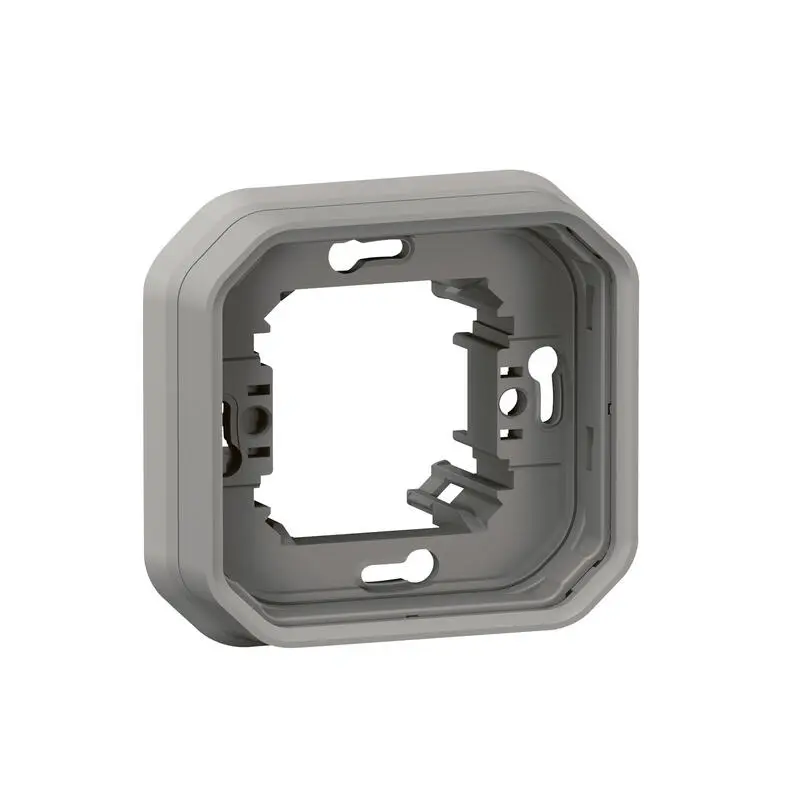 Produktfoto 1 von Legrand Lichtschalterabdeckung Grau Thermoplast 1 Ausbrüche H. 85 mm B. 85 mm