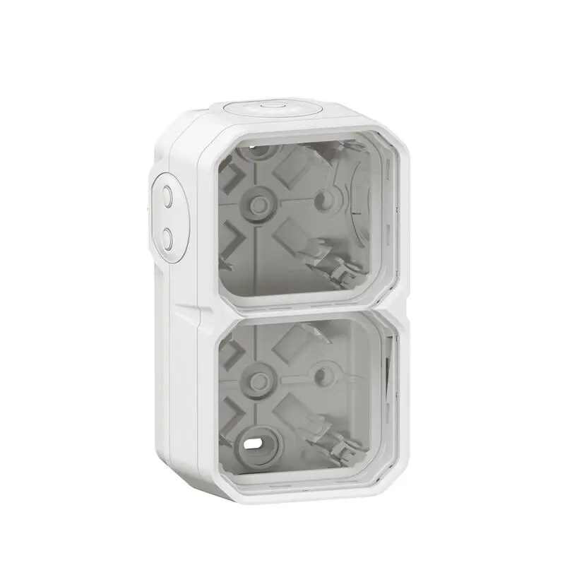 Produktfoto 1 von Legrand Lichtschalterabdeckung Schwarz Thermoplast 2 Ausbrüche H. 155 mm B. 82 mm