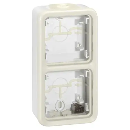 Legrand Plexo Einbaubox, 2-fach, Thermoplast IP55 Vertikale Montage, Weiß