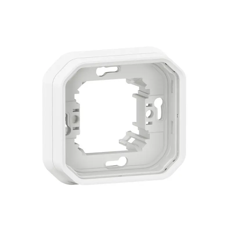 Produktfoto 1 von Legrand Lichtschalterabdeckung Weiß Thermoplast 1 Ausbrüche H. 85 mm B. 85 mm