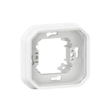 Produktfoto 1 von Legrand Lichtschalterabdeckung Weiß Thermoplast 1 Ausbrüche H. 85 mm B. 85mm
