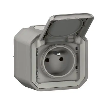 Produktfoto 1 von Legrand Steckdose NF Grau