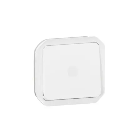 Produktfoto 1 von Legrand Plexo Quadratischer Drucktastenbetätiger Lichtschalter, 1-polig, 1 Wege Schwarz IP55 10A, Mechanismus: