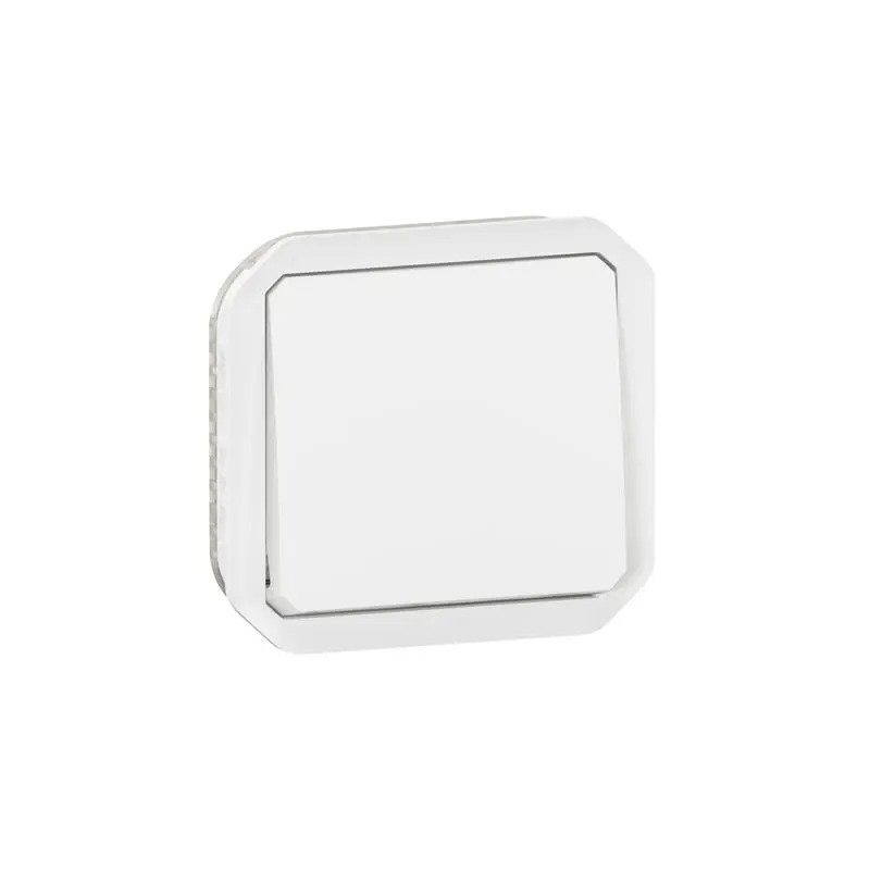 Produktfoto 1 von Legrand Plexo Quadratischer Drucktastenbetätiger Lichtschalter, 1-polig, 1 Wege Schwarz IP55 10 A, Rahmenklemme,