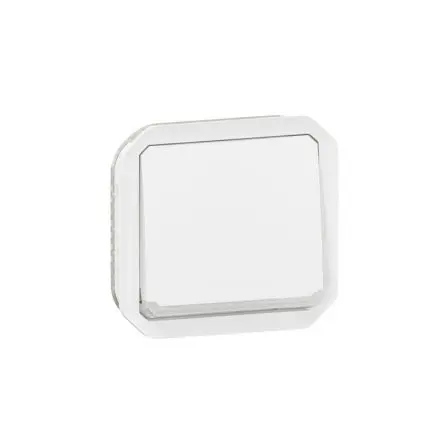 Produktfoto 1 von Legrand Plexo Quadratischer Drucktastenbetätiger Lichtschalter, 1-polig, 1 Wege Schwarz IP55 10A,