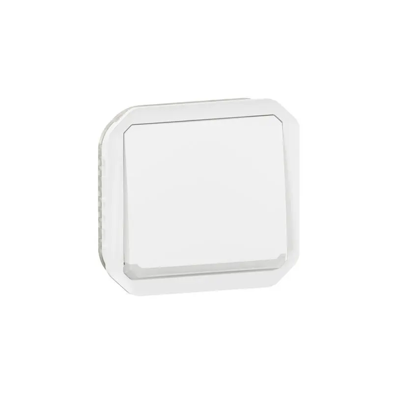 Produktfoto 1 von Legrand Plexo Quadratischer Drucktastenbetätiger Lichtschalter, 1-polig, 1 Wege Schwarz IP55 10 A, Kunststoff