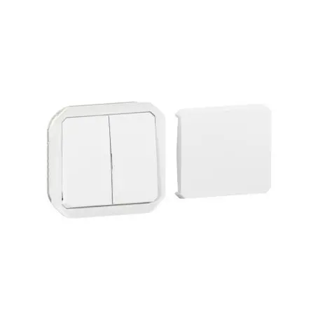 Produktfoto 1 von Legrand Plexo Quadratischer Drucktastenbetätiger Transformator, 1-polig, 1 Wege Schwarz IP55 10A, Kunststoff