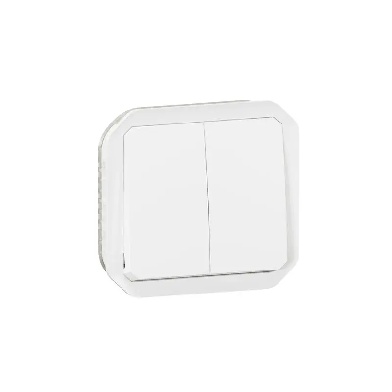 Produktfoto 1 von Legrand Plexo Quadratischer Drucktastenbetätiger Lichtschalter, 1-polig, 1 Wege Schwarz IP55 10 A, Kunststoff