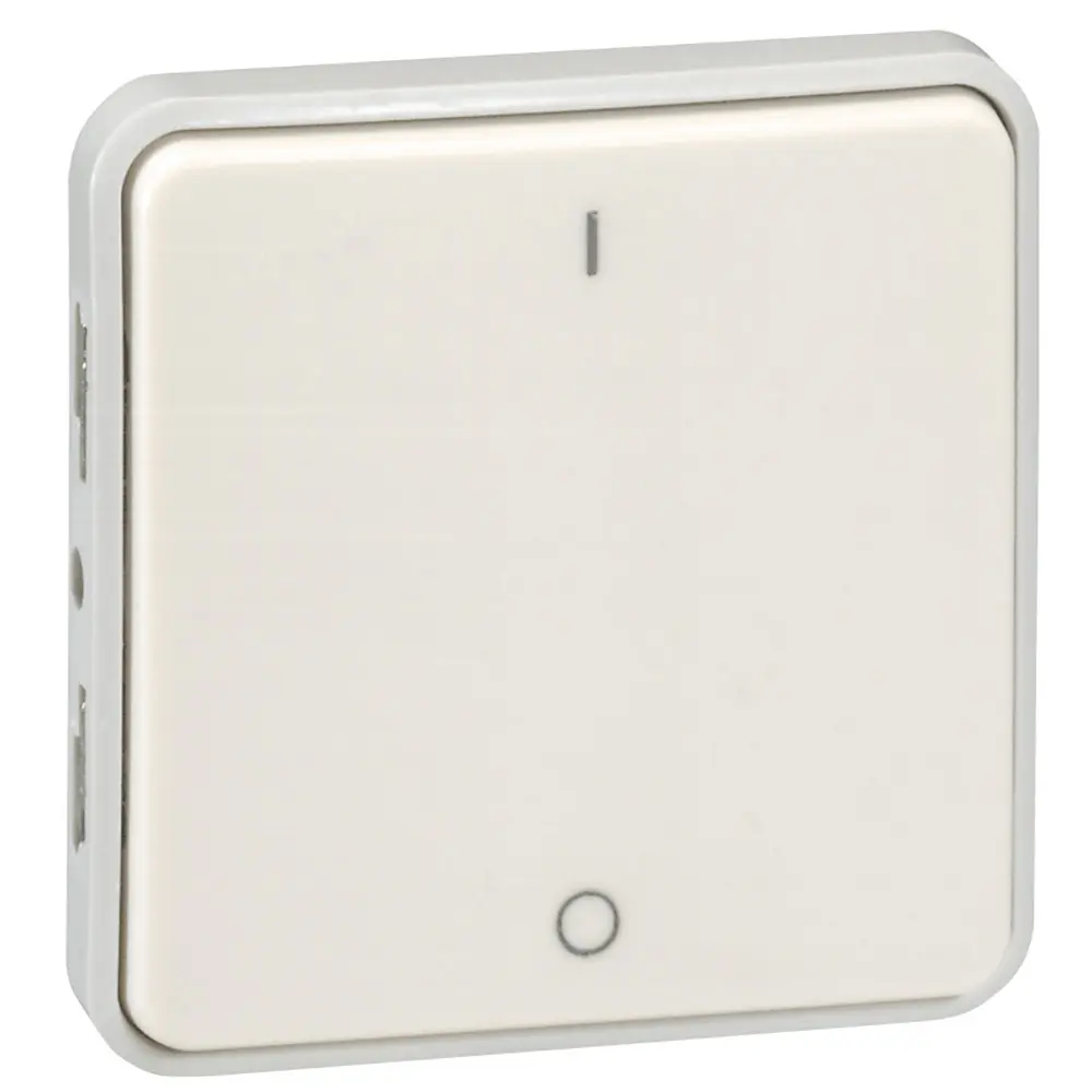 Produktfoto 1 von Legrand Plexo Quadratischer Drucktastenbetätiger Lichtschalter, 1-polig, 1 Wege Schwarz IP55 10 A, Kunststoff