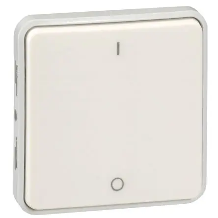 Produktfoto 1 von Legrand Plexo Quadratischer Drucktastenbetätiger Lichtschalter, 1-polig, 1 Wege Schwarz IP55 10A, Kunststoff