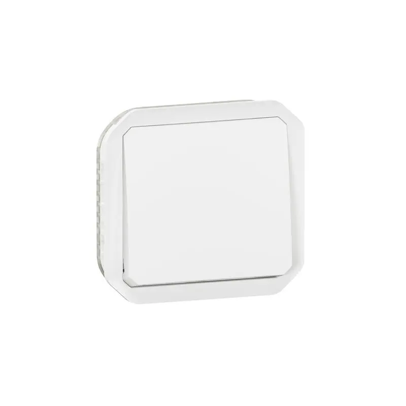 Produktfoto 1 von Legrand Plexo Quadratischer Drucktastenbetätiger Lichtschalter, 1-polig, 1 Wege Schwarz IP55 10 A, Kunststoff