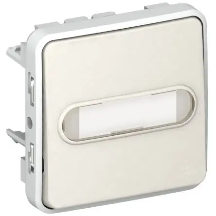 Produktfoto 1 von Legrand Plexo Quadratischer Drucktastenbetätiger Lichtschalter, 1-polig, 1 Wege Schwarz IP55 10A, Kunststoff