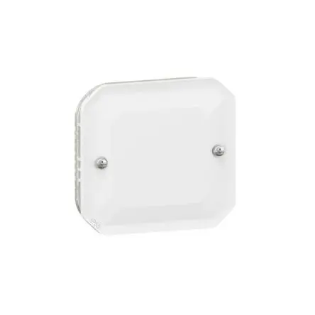 Produktfoto 1 von Legrand Quadratischer Drucktastenbetätiger Lichtschalter, 1-polig, 1 Wege Weiß IP55 10A