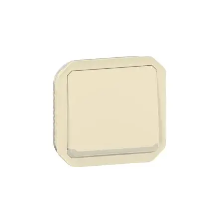 Produktfoto 1 von Legrand Quadratischer Drucktastenbetätiger Lichtschalter, 1-polig, 1 Wege Beige IP55 10A, Kunststoff