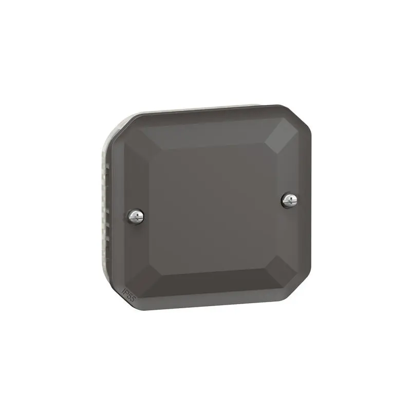 Produktfoto 1 von Legrand Quadratischer Drucktastenbetätiger Lichtschalter, 1-polig, 1 Wege Grau IP55 10 A, Kunststoff