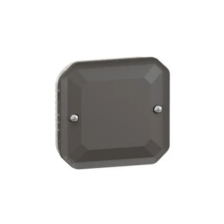 Produktfoto 1 von Legrand Quadratischer Drucktastenbetätiger Lichtschalter, 1-polig, 1 Wege Grau IP55 10A, Kunststoff