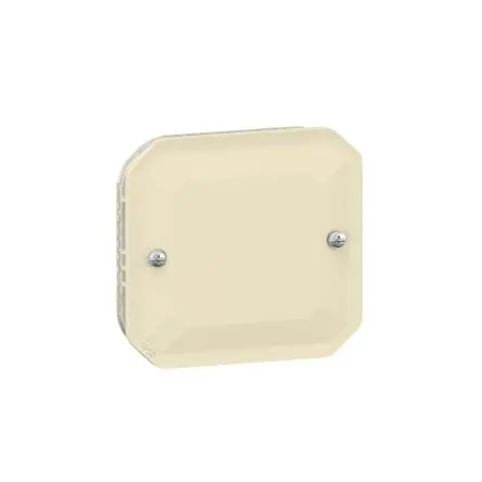 Legrand Quadratischer Drucktastenbetätiger Lichtschalter, 1-polig, 1 Wege IP55 10A, Kunststoff
