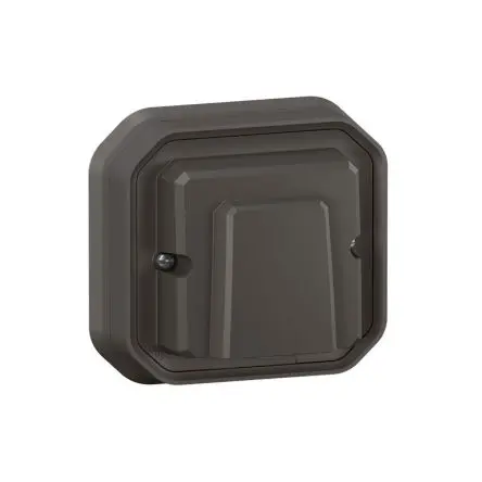 Produktfoto 1 von Legrand Quadratischer Drucktastenbetätiger Lichtschalter, 1-polig, 1 Wege Grau IP55 10A, Kunststoff