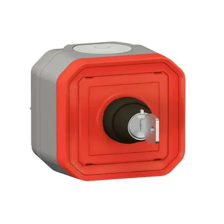 Produktfoto 1 von Legrand Schlüsselschalter Modifiziertes Harz 2-Positionen 2 Schließer 10A IP55