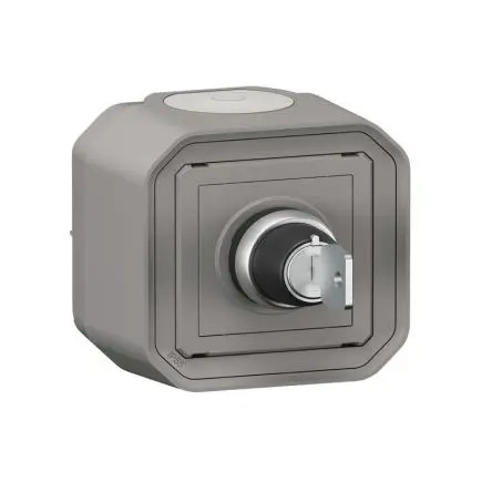 Produktfoto 1 von Legrand Schlüsselschalter Modifiziertes Harz 2-Positionen 2 Schließer 10A IP55