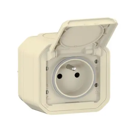 Produktfoto 1 von Legrand Steckdose NF Weiß, Grau