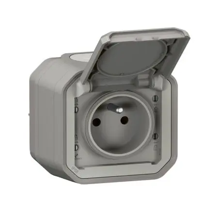 Produktfoto 1 von Legrand Steckdose NF Grau