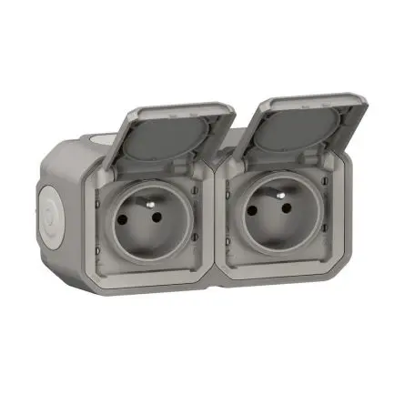 Produktfoto 1 von Legrand Steckdose NF Grau