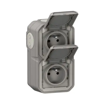 Produktfoto 1 von Legrand Steckdose NF Grau
