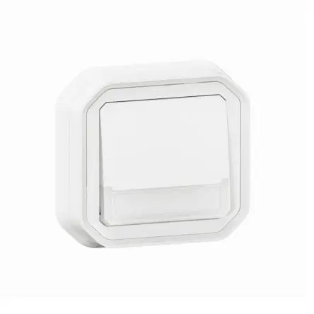 Produktfoto 1 von Legrand Quadratischer Drucktastenbetätiger Lichtschalter, 1-polig, 1 Wege Schwarz IP55 10A