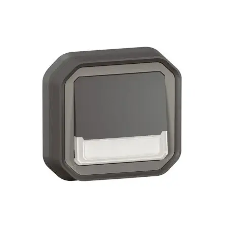 Produktfoto 1 von Legrand Plexo Quadratischer Drucktastenbetätiger Lichtschalter, 1-polig, 1 Wege Grau IP55 10A