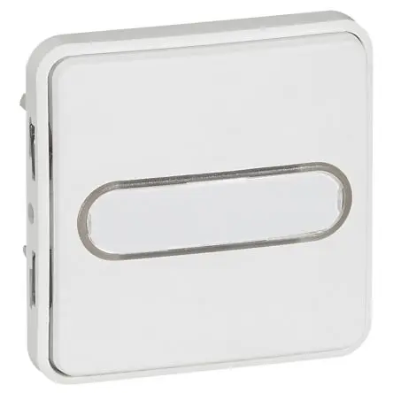 Produktfoto 1 von Legrand Plexo Quadratischer Drucktastenbetätiger Lichtschalter, 1-polig, 1 Wege Schwarz IP55 10A, Enthält eine