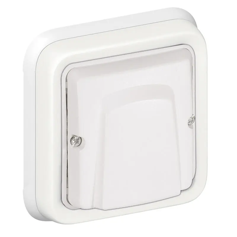 Produktfoto 1 von Legrand Plexo Quadratischer Drucktastenbetätiger Lichtschalter, 1-polig, 1 Wege Schwarz IP55 10 A, Kunststoff