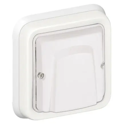 Produktfoto 1 von Legrand Plexo Quadratischer Drucktastenbetätiger Lichtschalter, 1-polig, 1 Wege Schwarz IP55 10A, Kunststoff