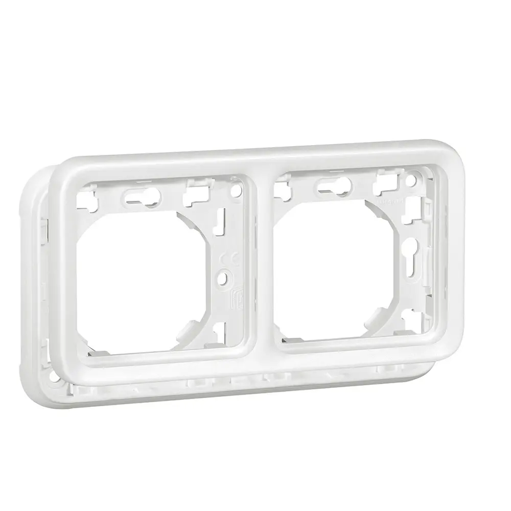 Produktfoto 1 von Legrand Einbaubox Weiß, 2-fach, Thermoplast IP55 Oberfläche, Weiß