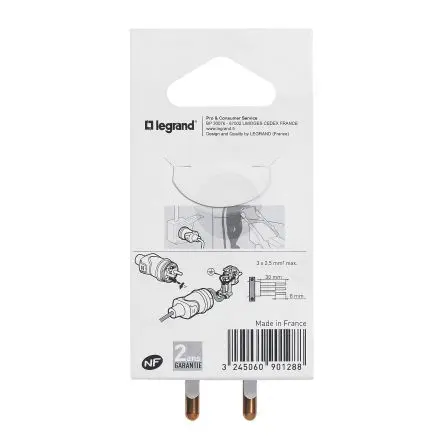 Produktfoto 1 von Legrand Steckdose NF Grau