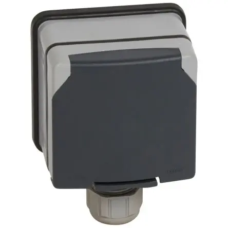 Produktfoto 1 von Legrand Steckdose NF Grau / 20A