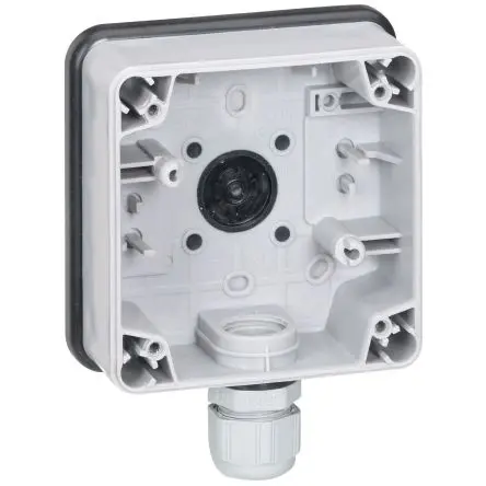 Produktfoto 1 von Legrand Einbaubox Grau, 1-fach, Thermoplast IP55, Grau
