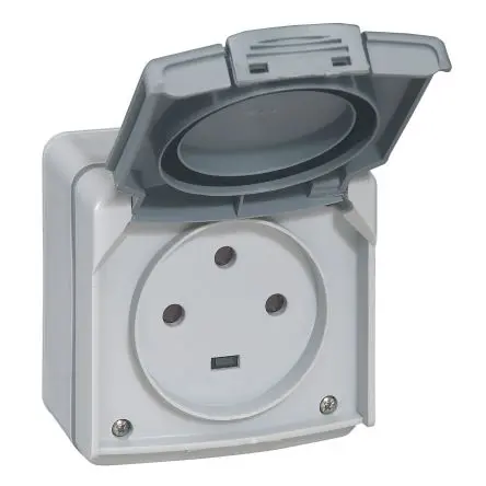 Produktfoto 1 von Legrand Steckdose NF Grau / 20A