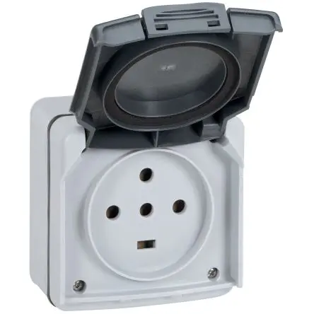 Produktfoto 1 von Legrand Steckdose NF Grau / 20A