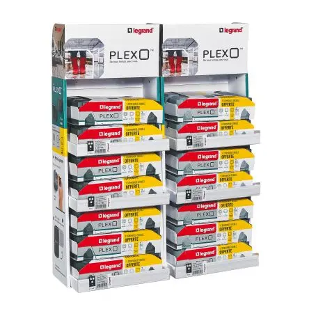 Produktfoto 1 von Legrand Plexo Quadratischer Drucktastenbetätiger Lichtschalter, 1-polig, 1 Wege Grau IP55 10A
