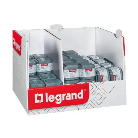 Produktfoto 1 von Legrand Plexo Quadratischer Drucktastenbetätiger Lichtschalter, 1-polig, 1 Wege Grau IP55 10A