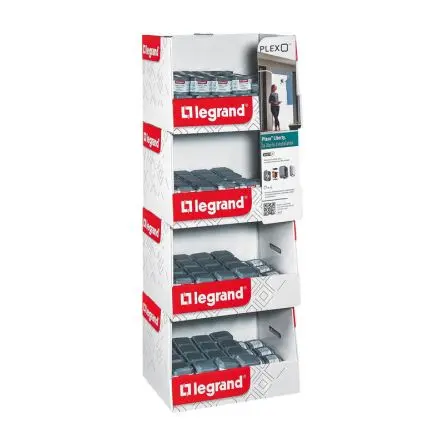 Produktfoto 1 von Legrand Plexo Quadratischer Drucktastenbetätiger Lichtschalter, 1-polig, 1 Wege Grau IP55 10A