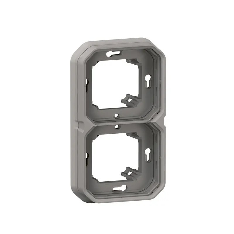 Produktfoto 1 von Legrand VBO Lichtschalterabdeckung Grau Thermoplast