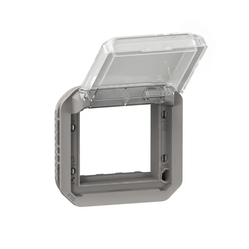Produktfoto 1 von Legrand Lichtschalterabdeckung Grau Thermoplast