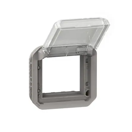 Produktfoto 1 von Legrand Lichtschalterabdeckung Grau Thermoplast
