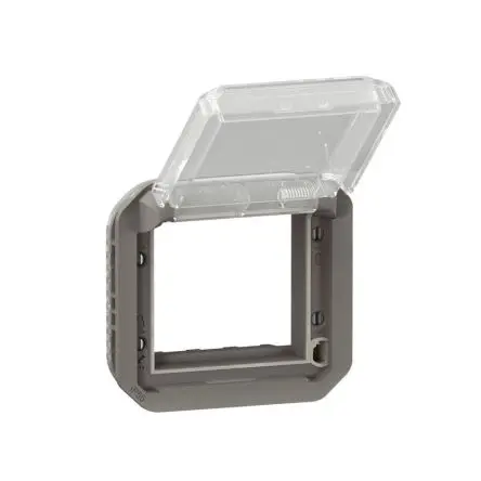 Produktfoto 1 von Legrand Lichtschalterabdeckung Grau, Schwarz Thermoplast