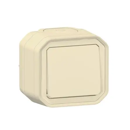 Produktfoto 1 von Legrand Plexo Quadratischer Drucktastenbetätiger Lichtschalter, 1-polig, 1 Wege IP55 10A