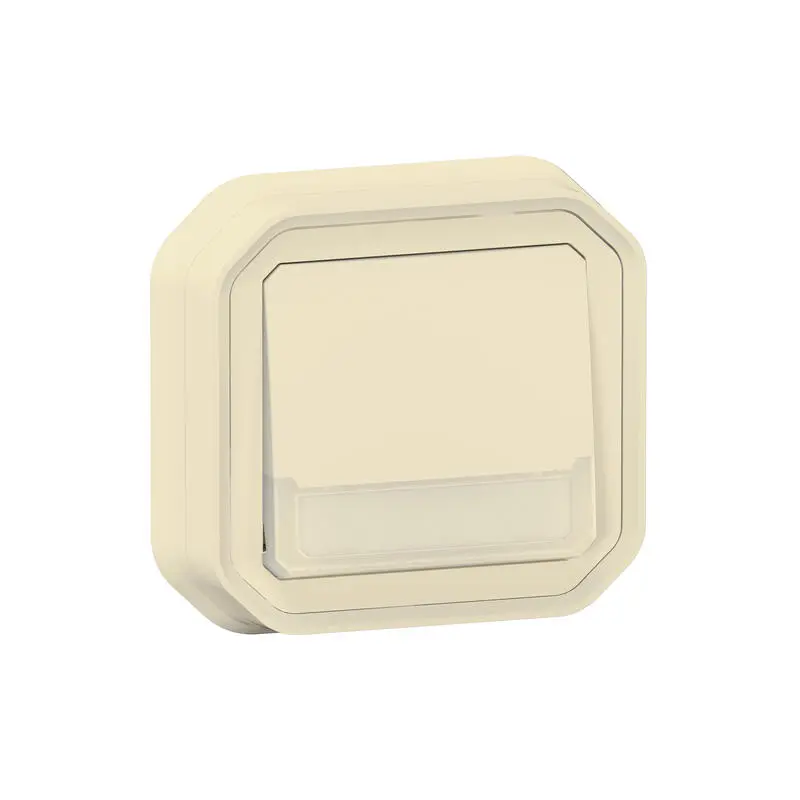Produktfoto 1 von Legrand Plexo Quadratischer Drucktastenbetätiger Lichtschalter, 1-polig, 1 Wege IP55 10 A