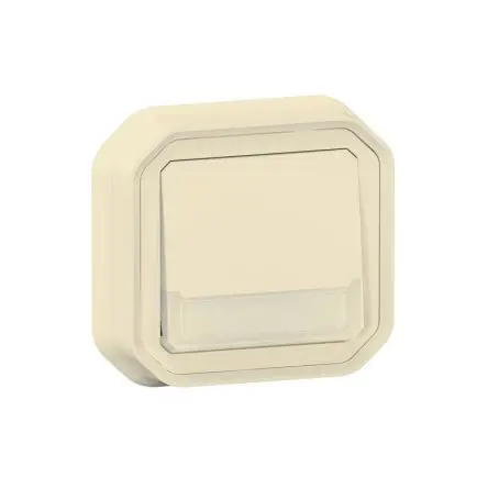 Produktfoto 1 von Legrand Plexo Quadratischer Drucktastenbetätiger Lichtschalter, 1-polig, 1 Wege IP55 10A